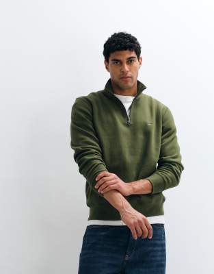 Tommy Hilfiger - Herren - Troyer - Regular Fit - L - Oliv - Bild 3