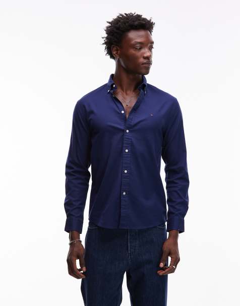 Tommy Hilfiger flannel shirt in navy - view 1