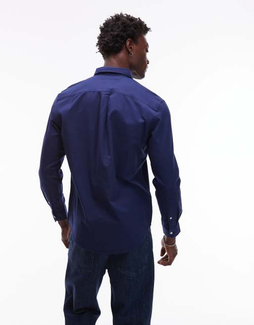 Tommy Hilfiger flannel shirt in navy , 3 of 5