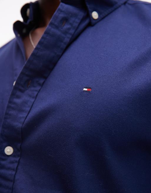 Tommy Hilfiger flannel shirt in navy , 5 of 5