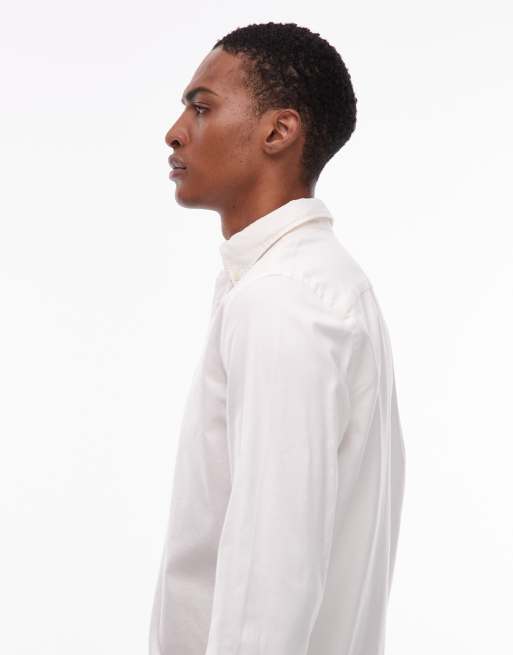 Tommy Hilfiger flannel shirt in white, 4 of 5
