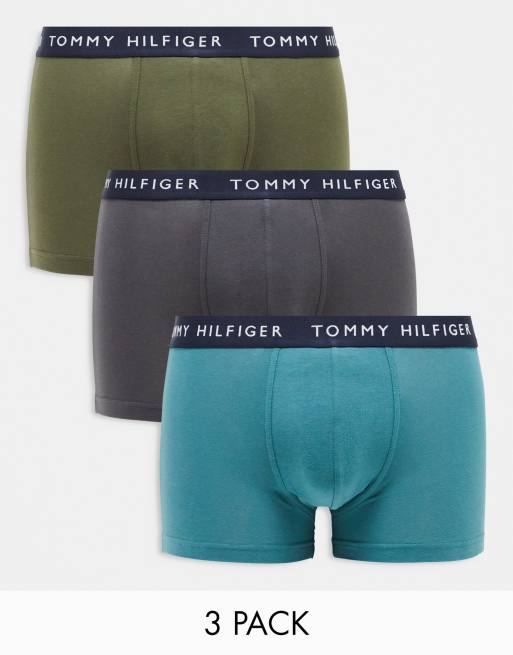 Tommy Hilfiger – Flerfärgade trunks i 3-pack