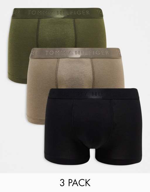 Tommy Hilfiger – Flerfärgade trunks i 3-pack