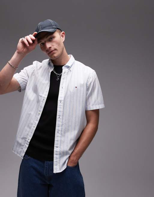 Tommy Hilfiger – Flex – Buntes Hemd aus Popeline