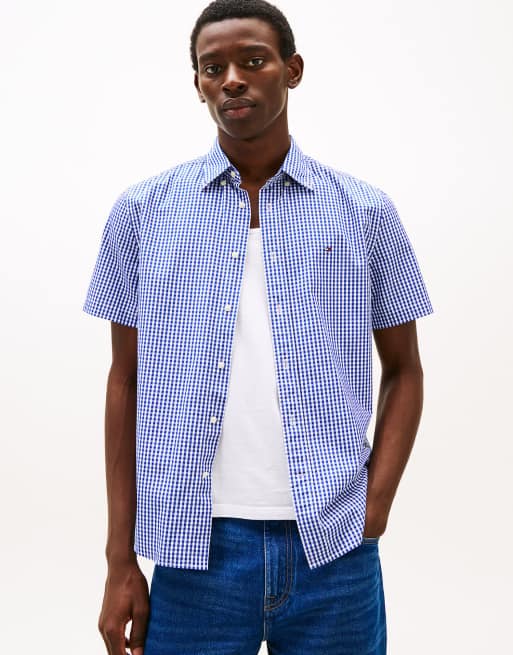Tommy Hilfiger - Flex - Chemise à carreaux en popeline - Multicolore