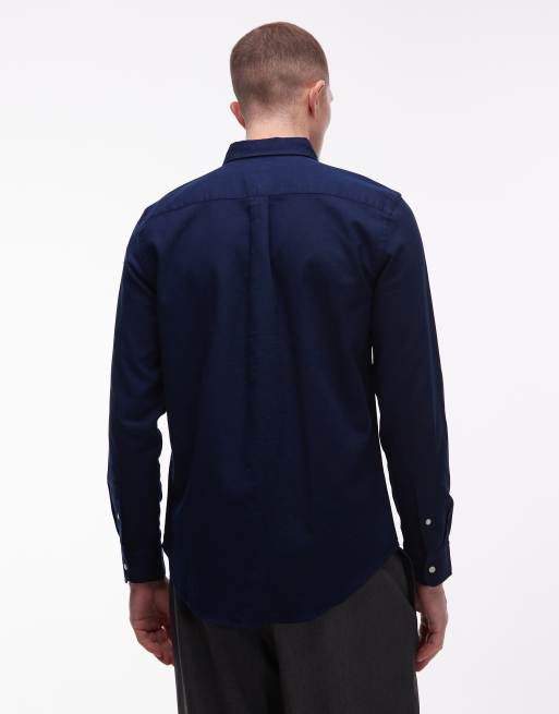 Tommy Hilfiger flex dobby shirt in navy, 3 of 5