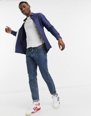 tommy hilfiger two tone dobby shirt