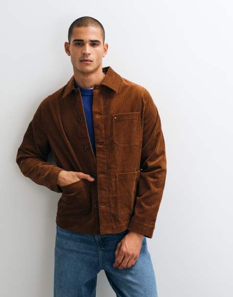 Tommy Hilfiger fløjlsjakke i tan - view 1