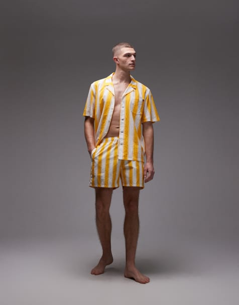 Tommy Hilfiger – Freizeit-Set in Gelb gestreift - view 1