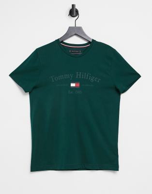 green tommy hilfiger t shirt