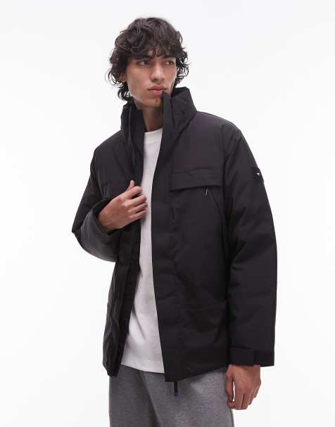 Tommy Hilfiger – Funktionsjacke mit Kapuze in Schwarz - view 1