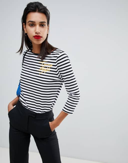 Tommy hilfiger gestreept online shirt