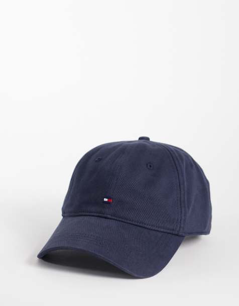 Tommy Hilfiger - gorra de algodón suave con logo de bandera en azul marino - view 1