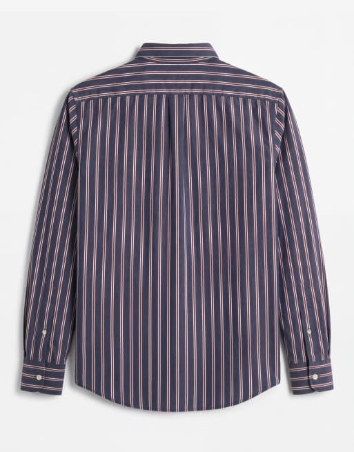 Tommy Hilfiger – Granatowa koszula popelinowa w paski, 7 z 9