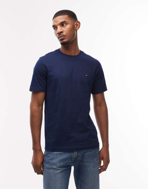 Tommy Hilfiger – Granatowy T-shirt basic - view 1