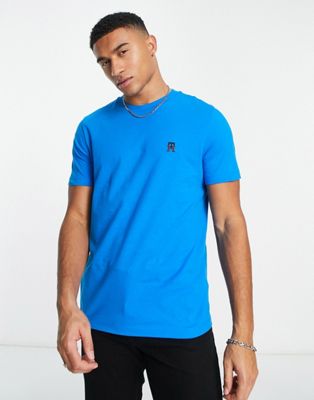Tommy Hilfiger graphic logo t-shirt in blue