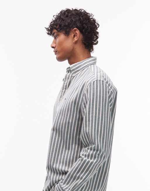 Tommy Hilfiger – Grönrandig flanellskjorta , 4 av 5