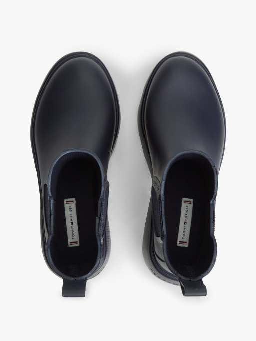 Tommy Hilfiger Gummistiefel mit Flaggen-Detail in Dunkelblau, 3 von 4