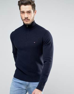 tommy half zip jumper