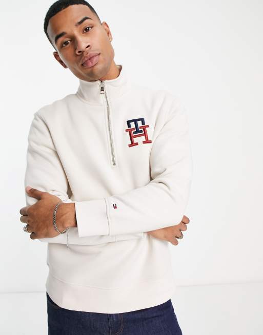 Tommy Hilfiger Monogram H Half Zip Sweatshirt