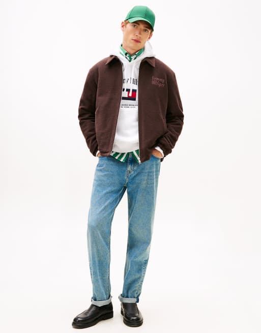 Tommy Hilfiger - Harlem - Jean fuselé délavé - Bleu clair