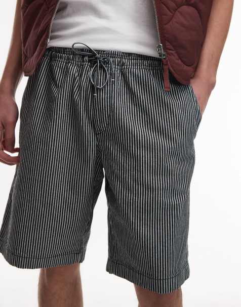 Tommy Hilfiger Harlem relaxed stripe shorts in multi - view 1