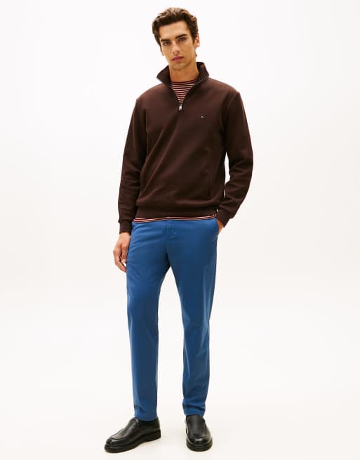 Tommy Hilfiger Harlem twill tapered leg chinos in dark blue