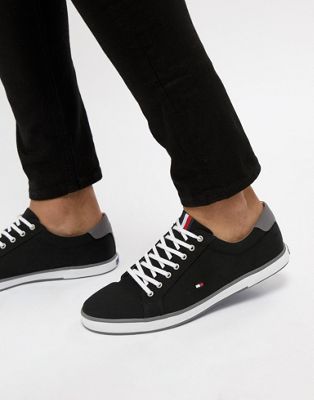 tommy hilfiger canvas lace up trainers