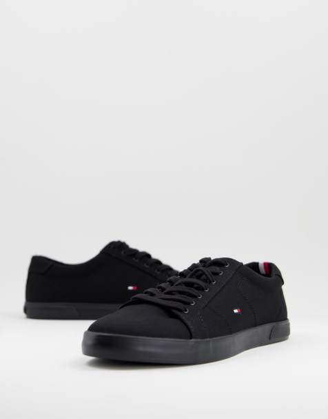 Tommy Hilfiger – Harlow – Sneaker aus Leinen in Schwarz - view 1