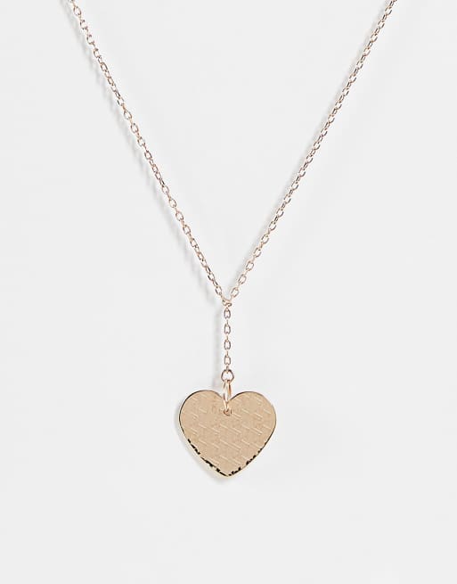 Tommy hilfiger outlet heart necklace