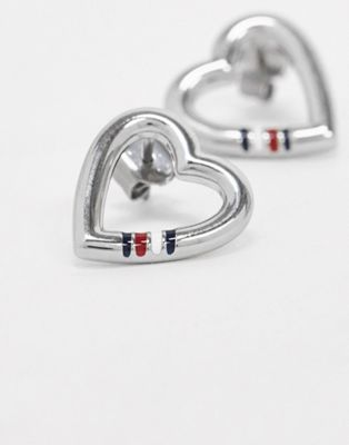 tommy hilfiger heart earrings