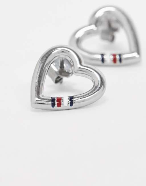 Tommy hilfiger store heart earrings