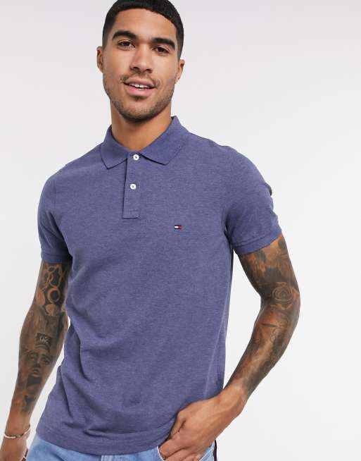 George Stevenson auteur Gewoon Tommy Hilfiger heather slim fit polo shirt | ASOS