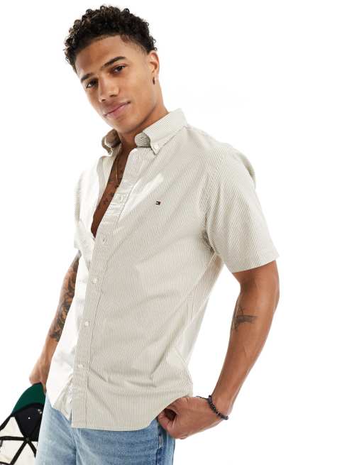 Tommy Hilfiger – Hemd in Grau mit regulärem Schnitt
