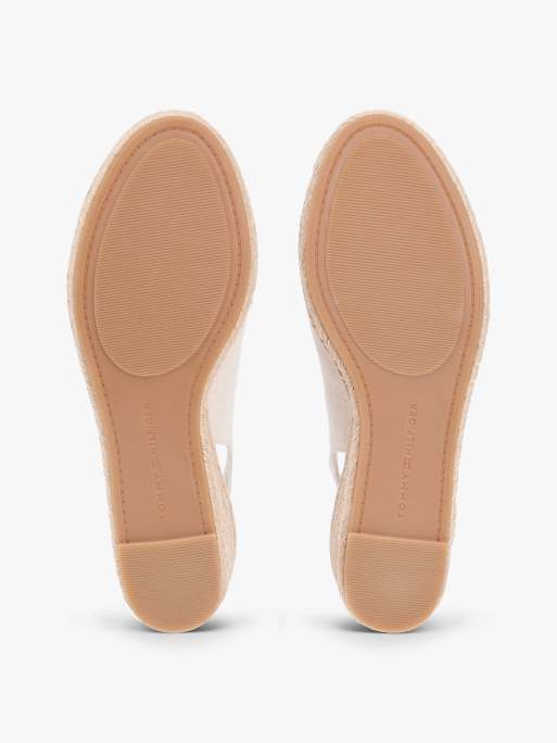 Tommy Hilfiger – Hemp – Espadrilles in Beige mit Fersenriemen und Keilabsatz, 6 von 6