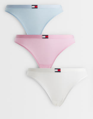 Tommy Hilfiger Heritage 3 Pack Bikini Briefs In Multi