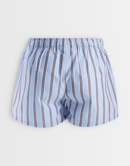 Tommy Hilfiger heritage 3-pack geweven boxershorts met rood/wit/blauwe streep, 3 van 3