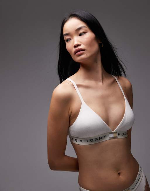 Tommy Hilfiger – Heritage – Beige trekantsbehå