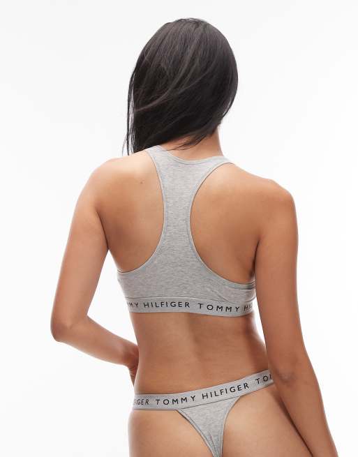 Tommy Hilfiger – Heritage – Bladoszara braletka o fasonie bokserki, 2 z 4