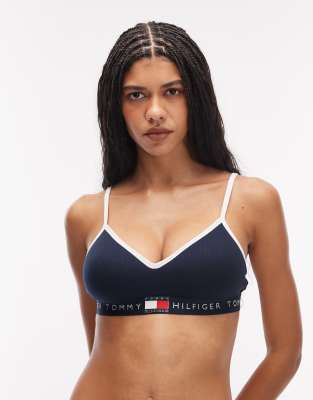 Tommy Hilfiger Heritage bralette in navy
