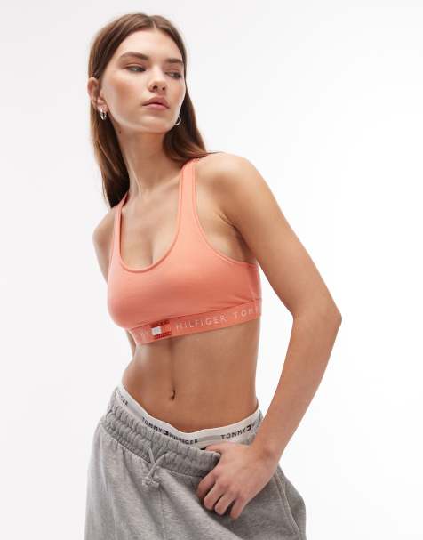 Tommy Hilfiger Heritage bralette in peach - view 1