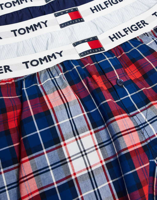 Tommy Hilfiger - Heritage - Confezione da 3 boxer a quadretti/blu navy/bianco, 3 di 3