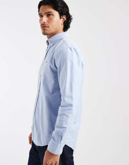 Tommy Hilfiger – Heritage – Jasnoniebieska koszula oxford, 5 z 5