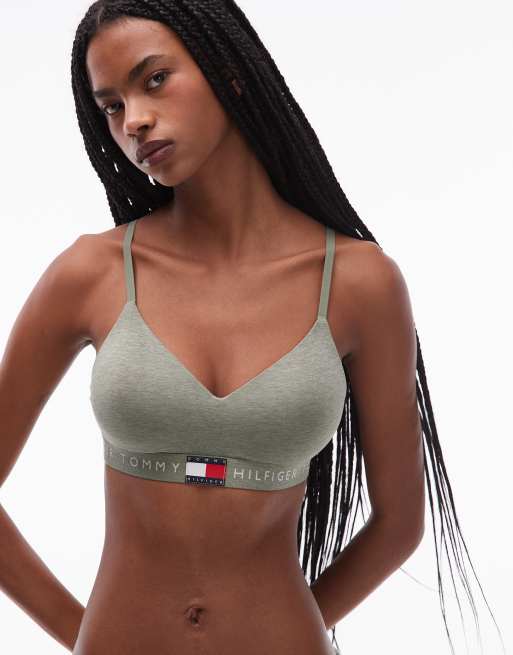 Tommy Hilfiger - Heritage Lift - Bralette verde mélange