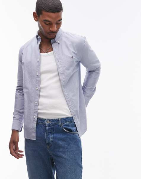 Tommy Hilfiger heritage oxford shirt in light blue - view 1