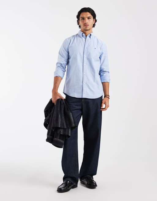 Tommy Hilfiger heritage oxford shirt in light blue