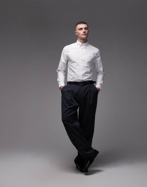 Tommy Hilfiger Heritage Oxford shirt in white, 4 of 5