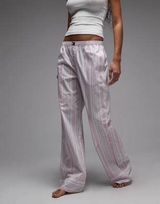 Tommy Hilfiger Heritage Poplin Pajama Pants In Multi