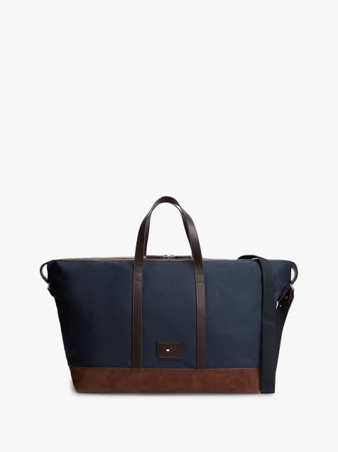 Tommy Hilfiger – Heritage – Reisetasche in Dunkelblau mit Logo-Aufnäher - view 1