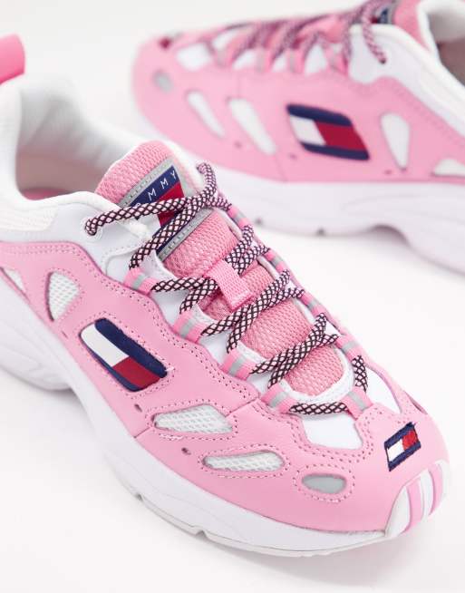Tommy Hilfiger Heritage Retro sneakers in roze